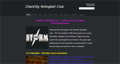 Desktop Screenshot of chantillyvolleyballclub.com